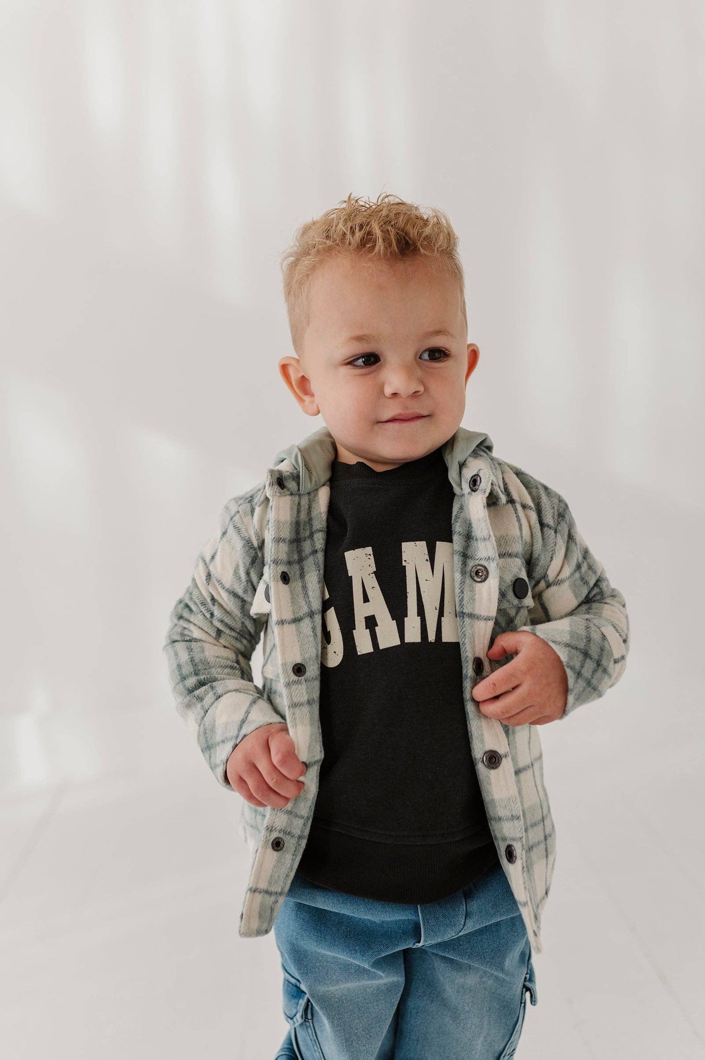 Babysprouts Kid's Hooded Shacket