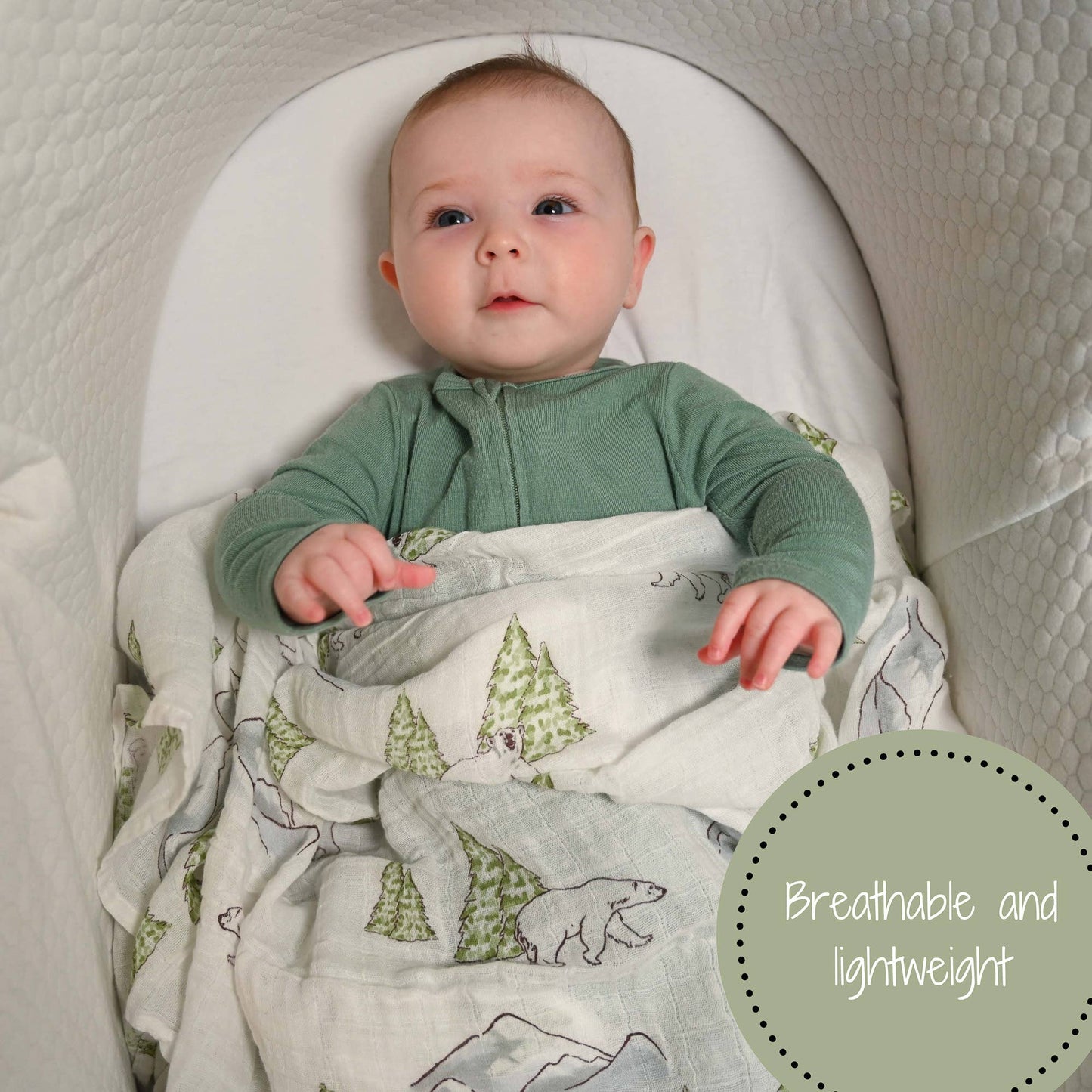 Chill Out Baby Muslin Swaddle Blanket