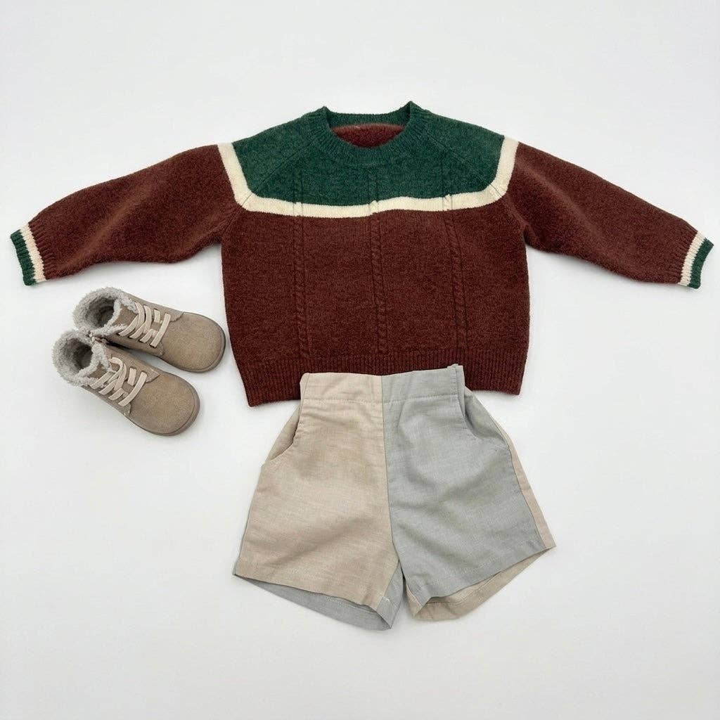 100% Merino Wool Kids Sweater: Heirloom Winter Knitwear