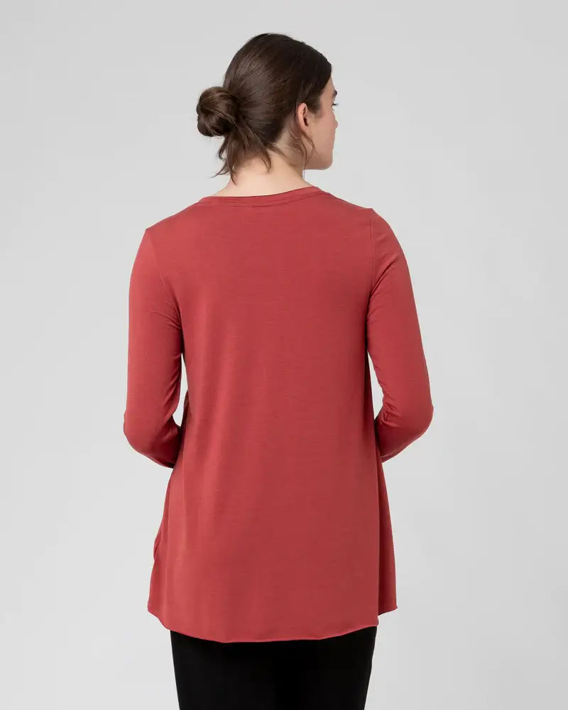 Raw Edge Nursing Top