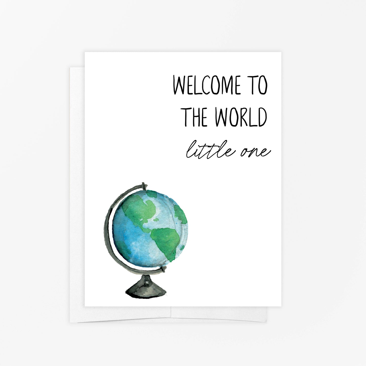 Greeting Card - Welcome Little One - Baby