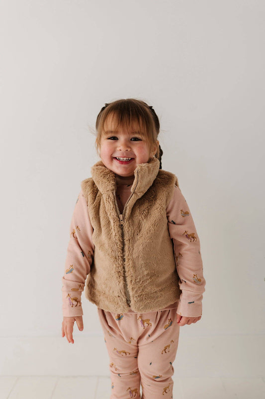 Fur Vest Baby/Kids Clothing Fall 2025