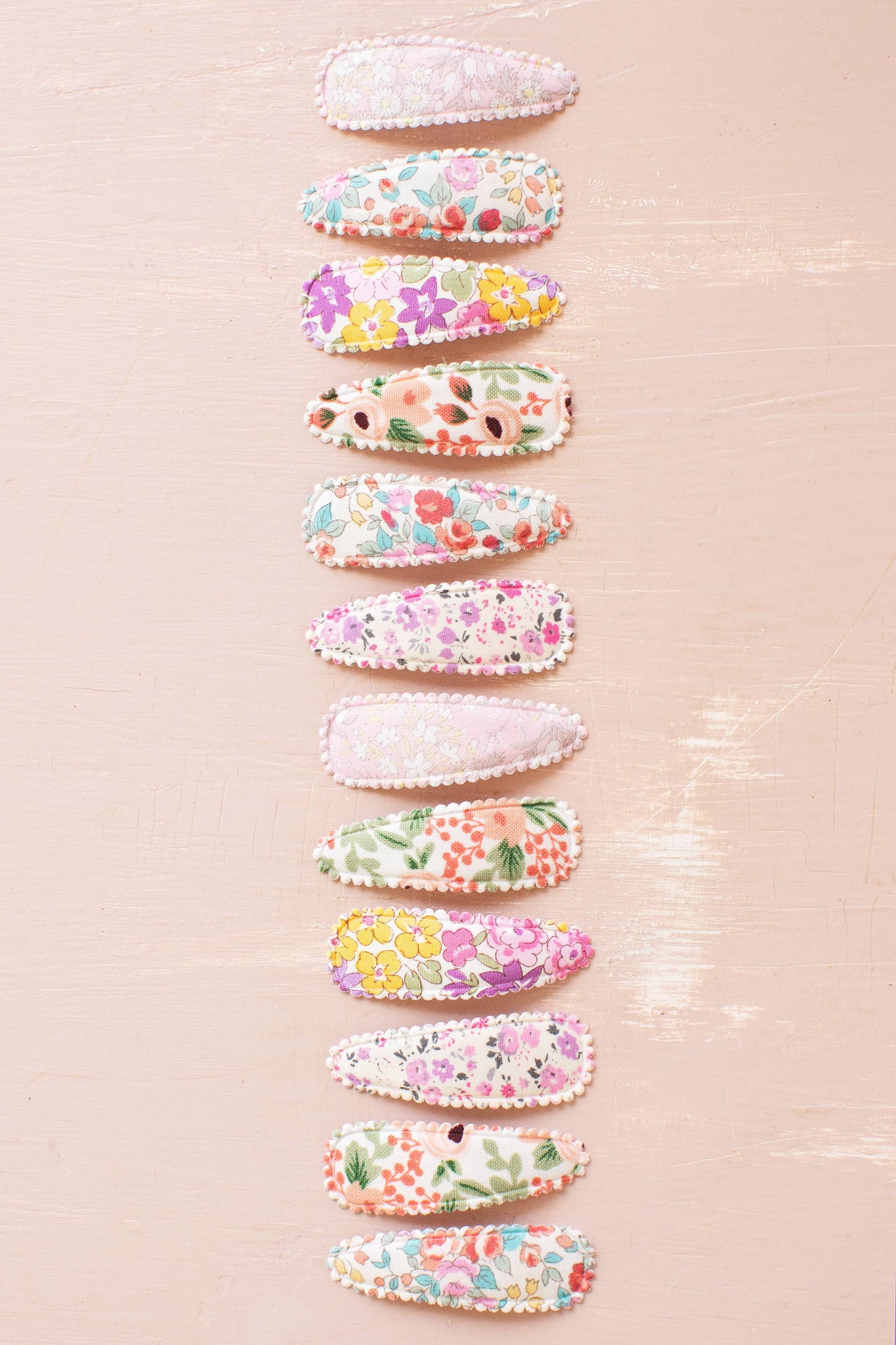 Ellie Pastel Floral Hair Clips