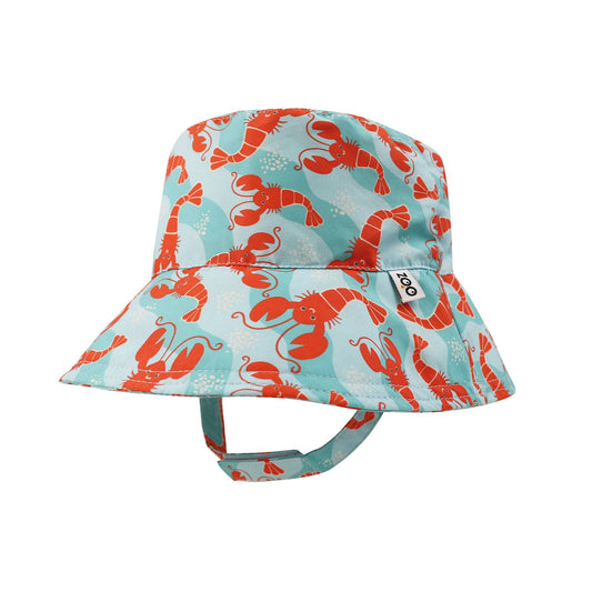 Baby/Toddler Printed Bucket Sun Hat - Logan Lobster
