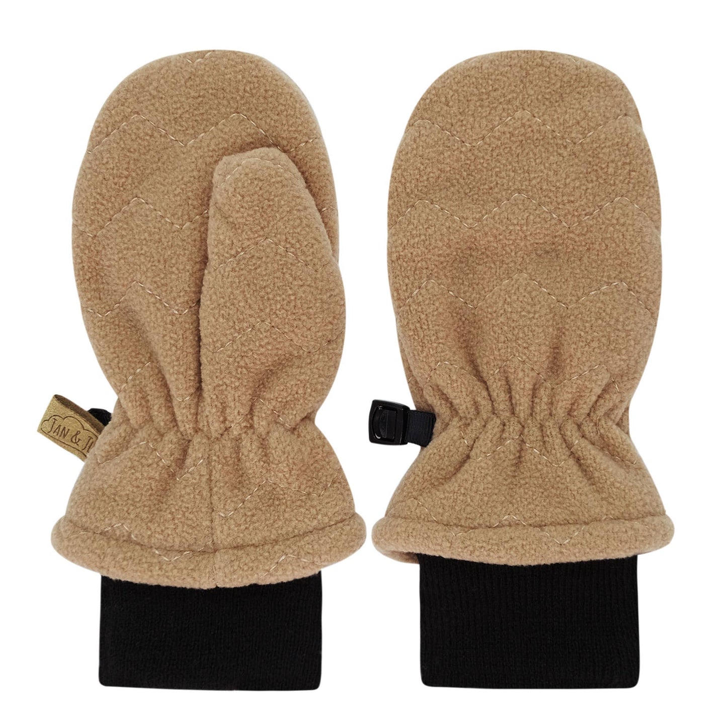 Soft Brown | Fleece Mittens