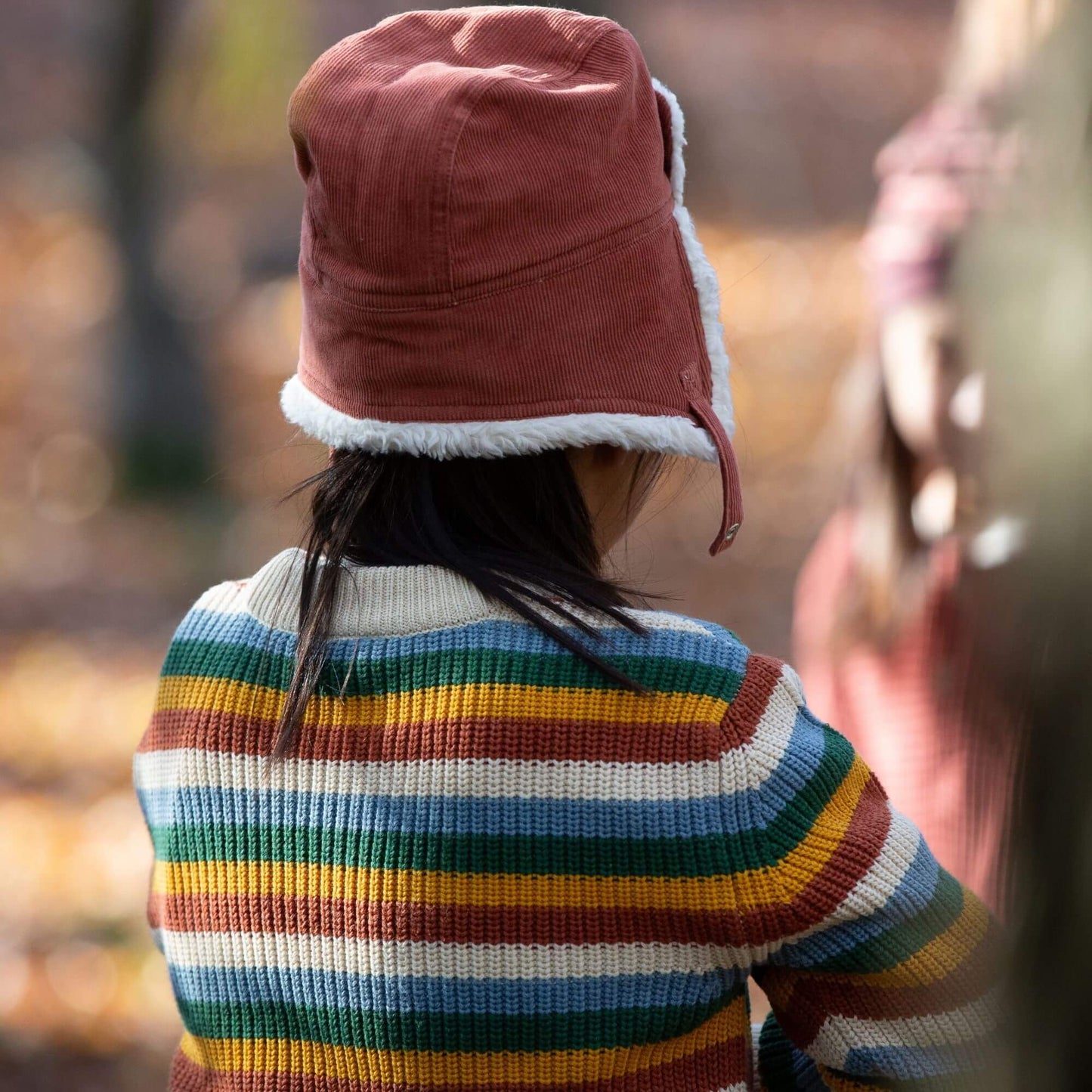 Rainbow Waffle Snuggly Knitted Jumper