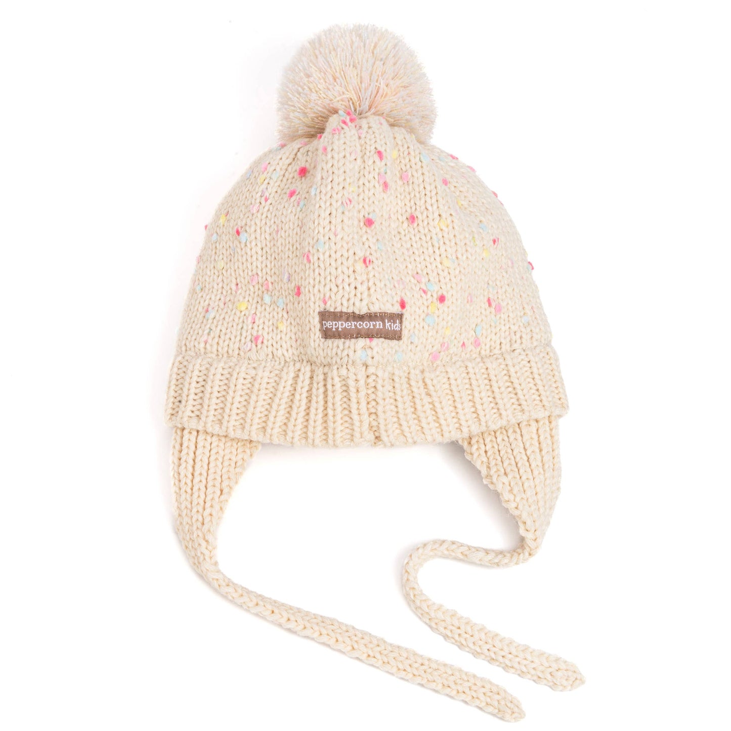 Kids Earflap Winter Hat- Pastel Speckled- Toddler/ Girls 1-6