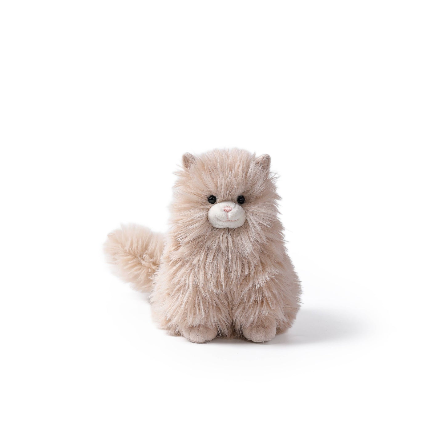 McHugs Warm Latte Ragdoll Weighted Plush Animal 10"