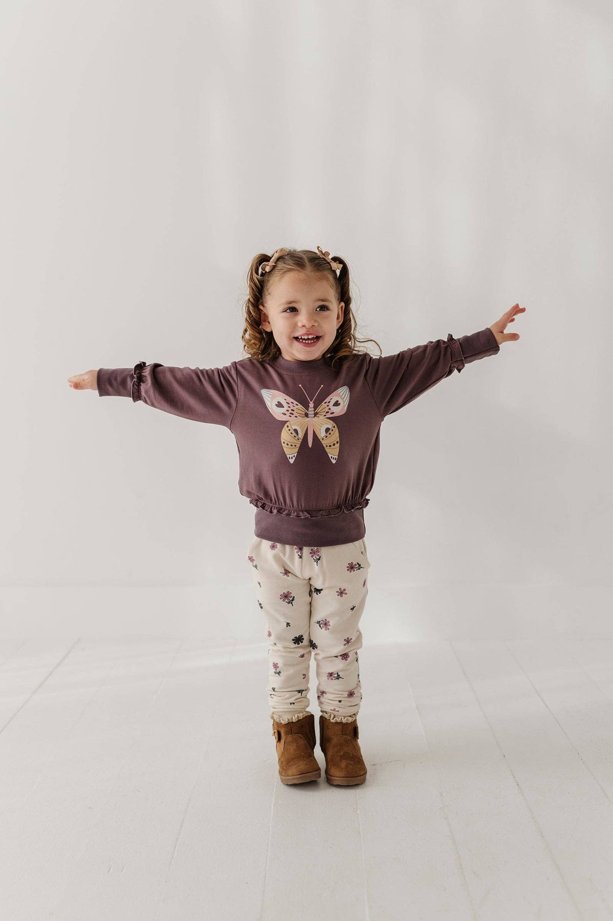 Babysprouts Girl's Fleece Sweatpants