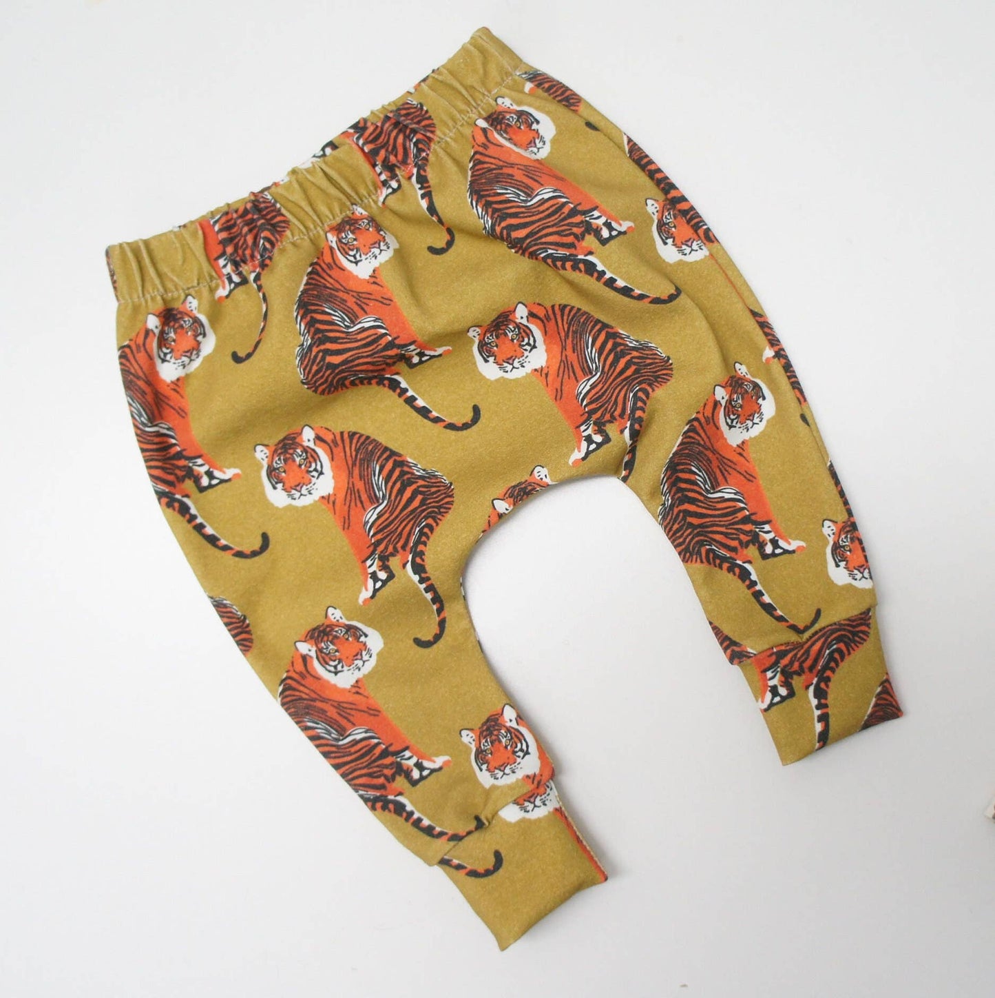 Joggers - Baby/toddler/kids Pants - Tigers On Ochre