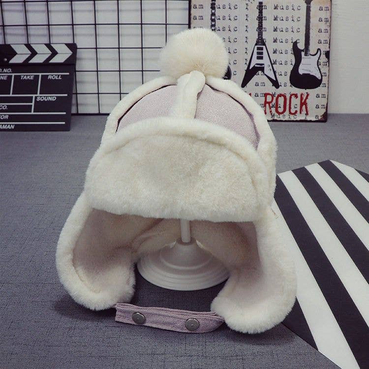 Faux-Fur Winter Hat for Kids- Cozy Winter Hat for Toddlers