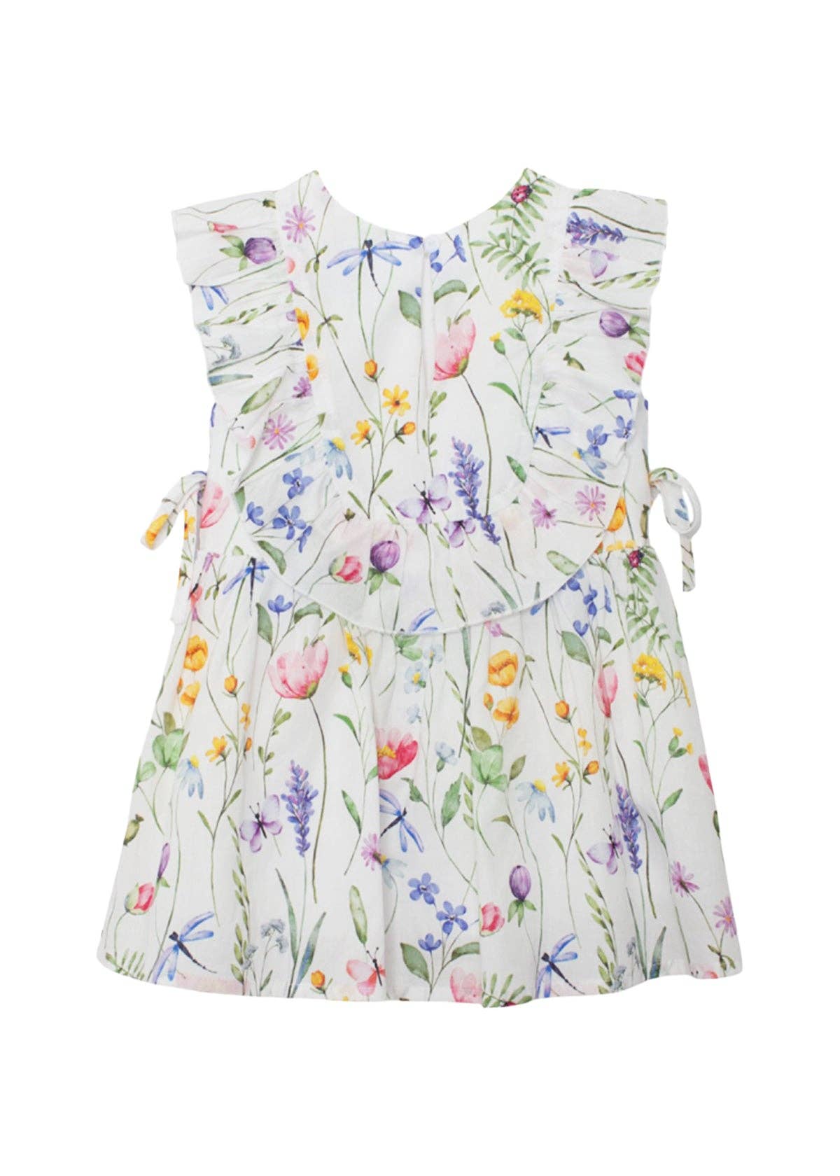 Ladybug Lane Cap Sleeve Floral Dress