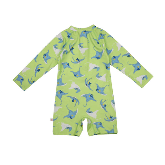 Baby Rashguard One Piece Printed Swimsuit - Sid Stingray