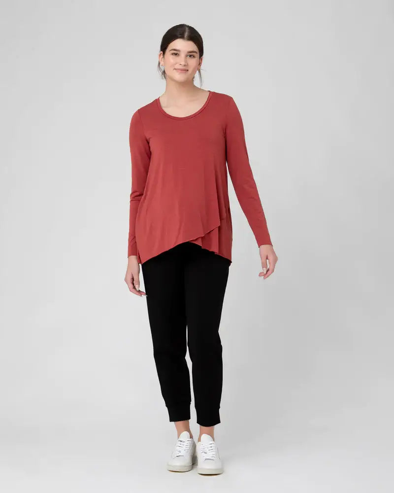 Raw Edge Nursing Top