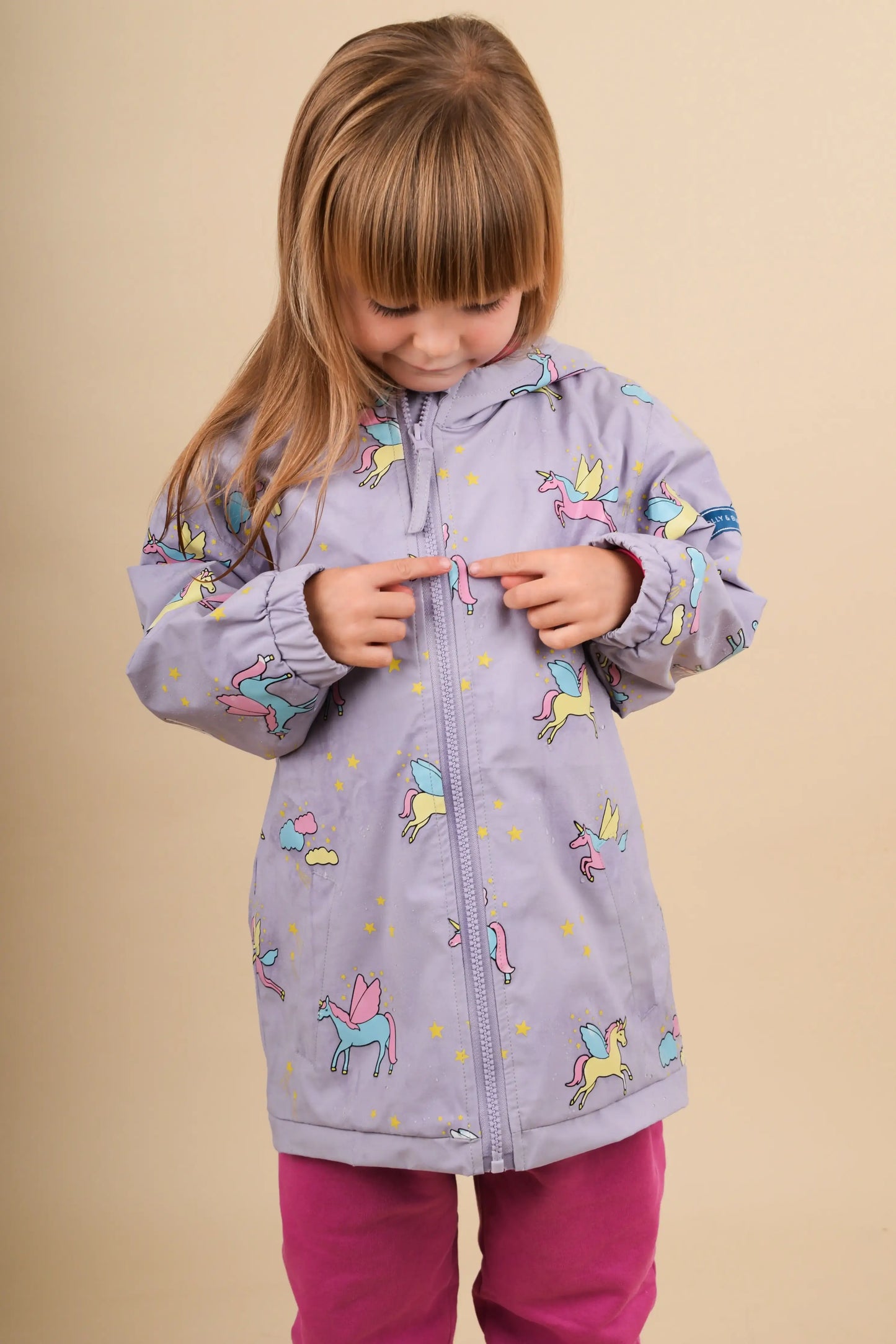 Unicorn Color Changing Kids Raincoat