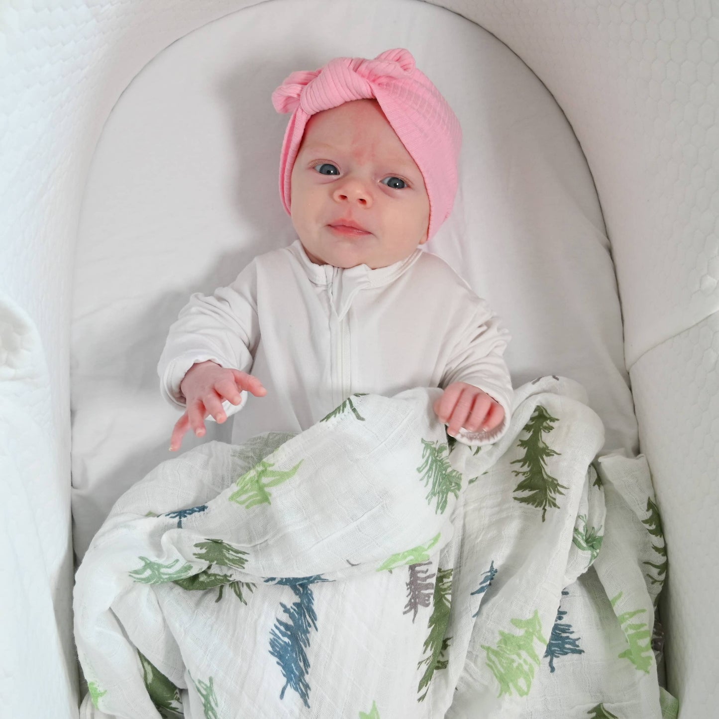Pine Tree Baby Muslin Swaddle Blanket