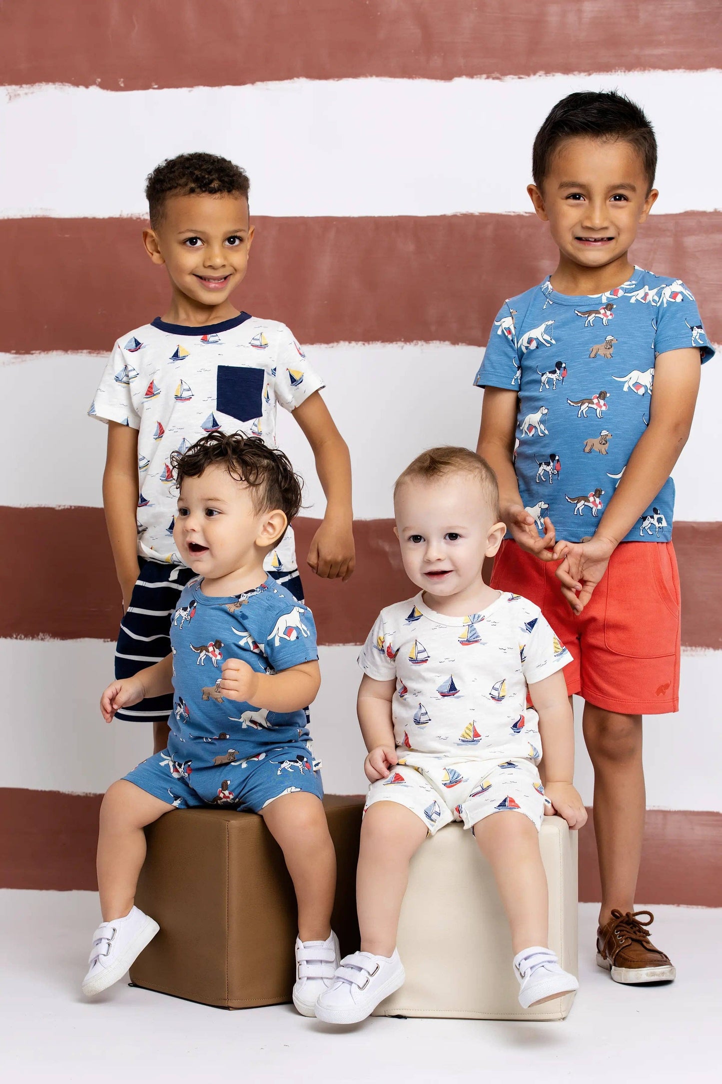 Baby Slub Shorty Romper_Little Skippers