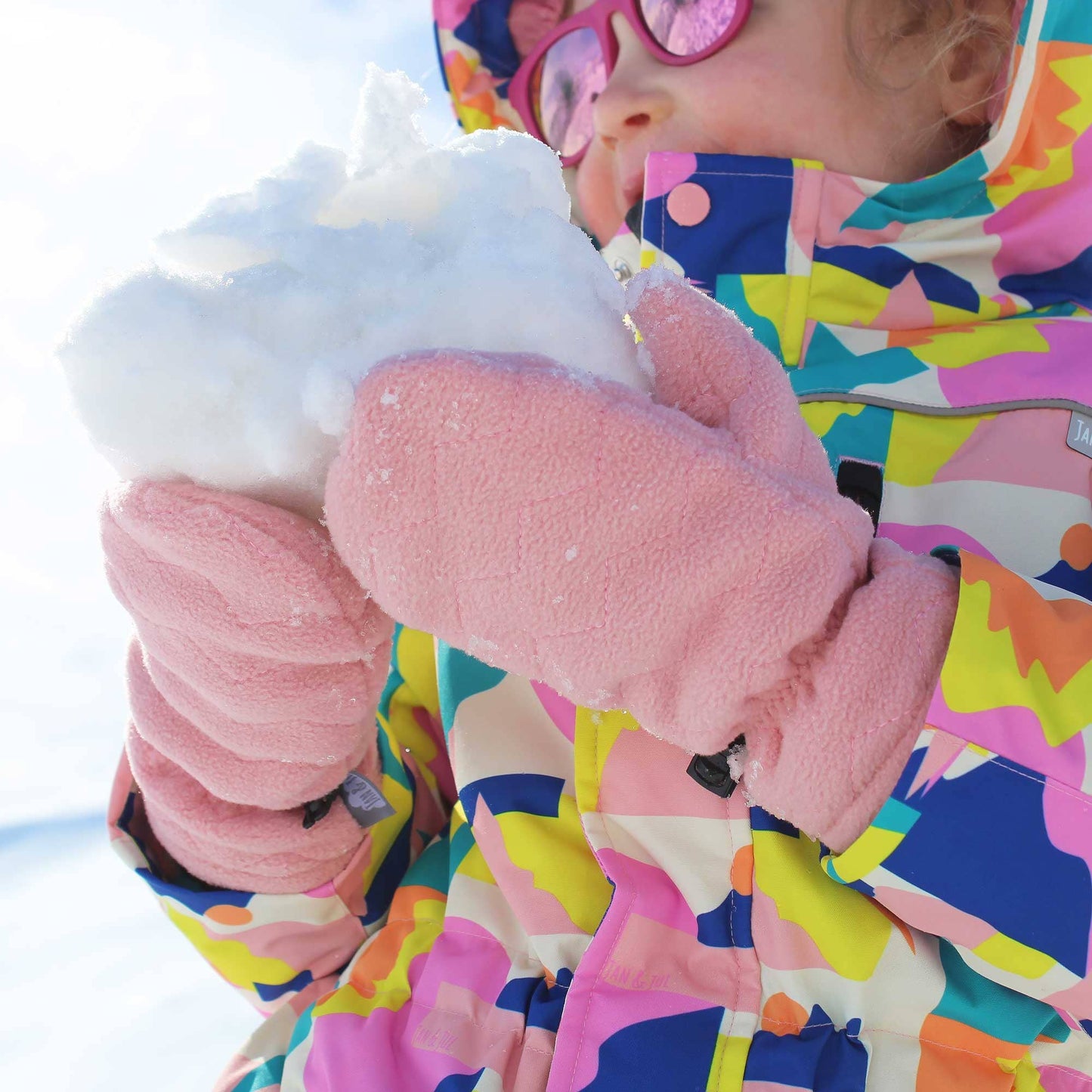 Dusty Pink | Fleece Mittens
