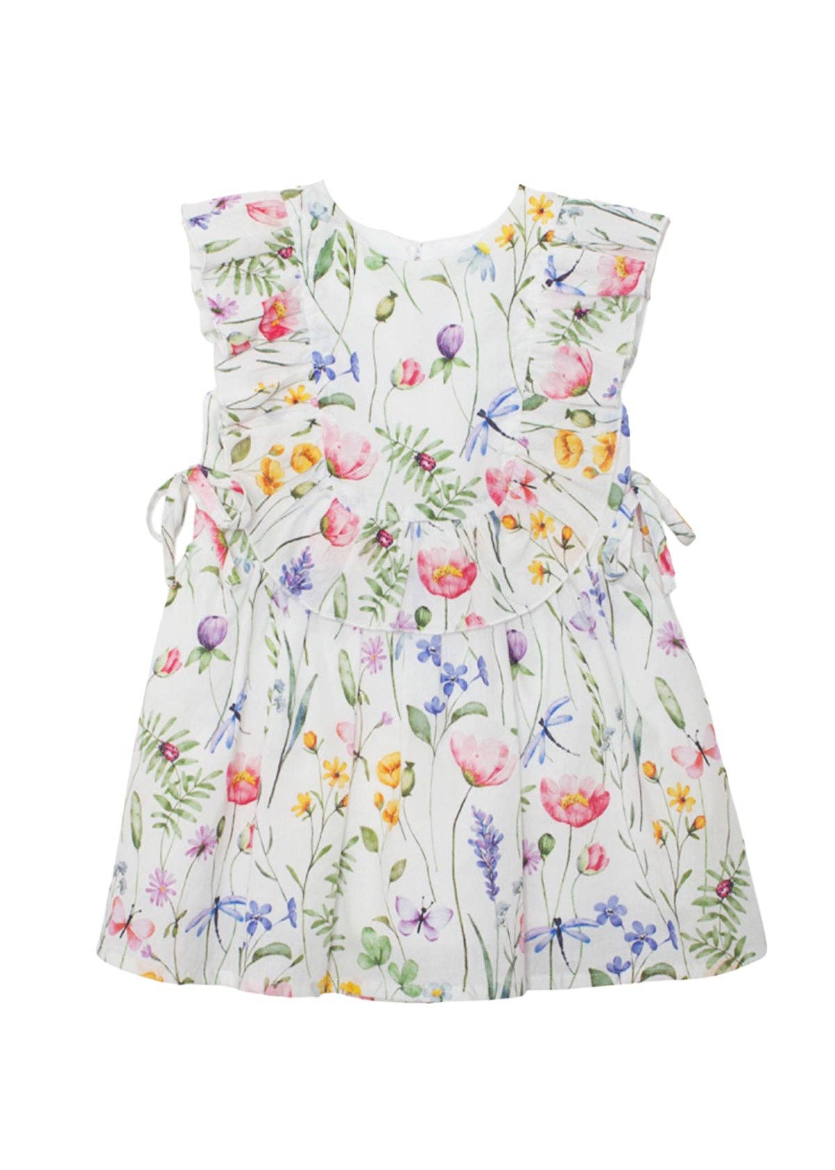 Ladybug Lane Cap Sleeve Floral Dress