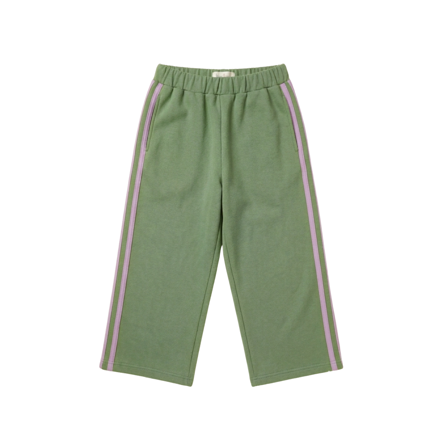 Side Stripe Track Pant - Sprout/Lilac