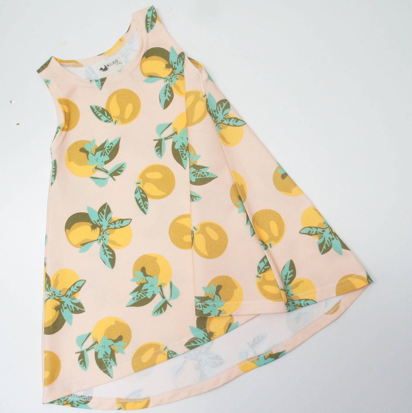 Dress- Baby/toddler/kids - Chickadee Swing Dress, Zesty Prin