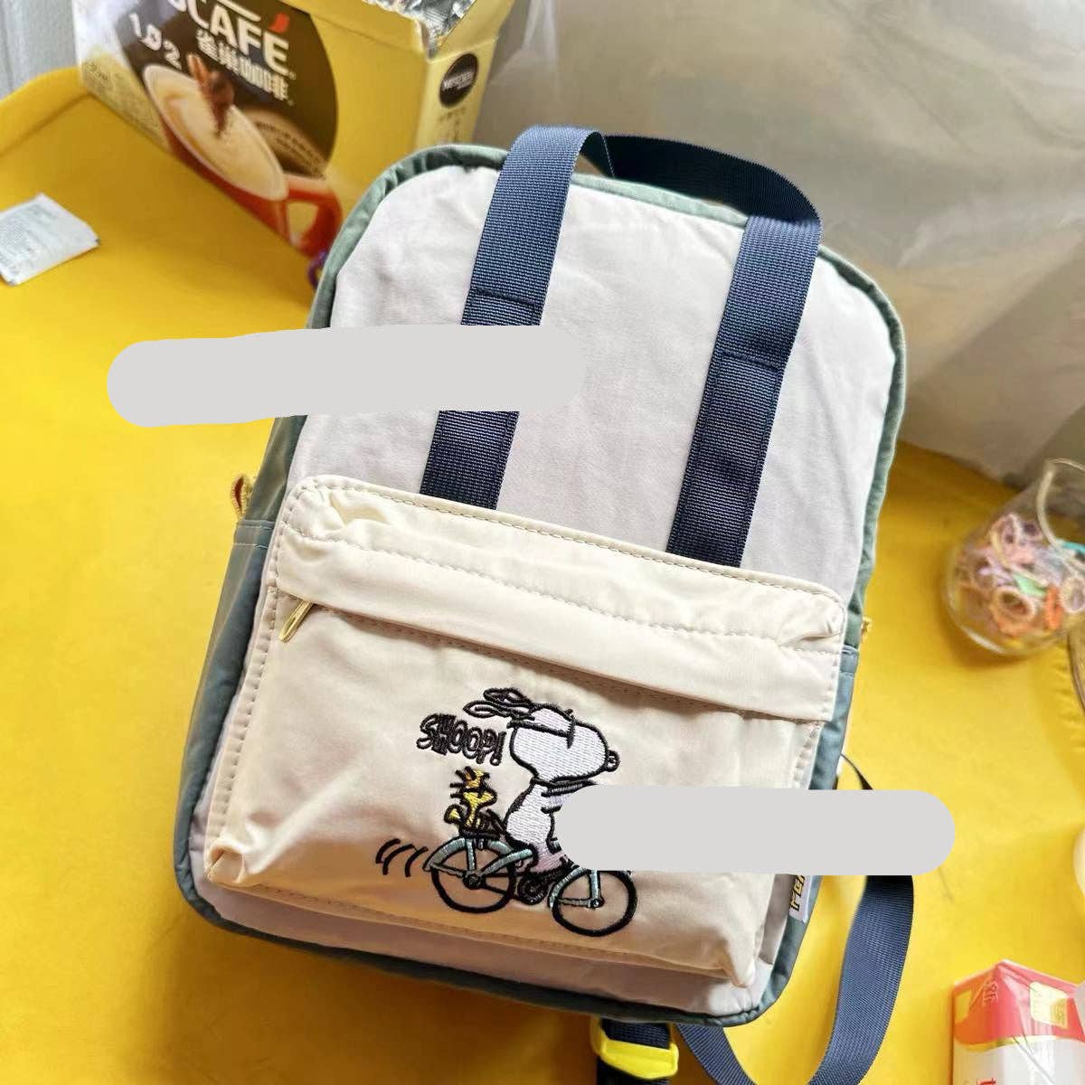 Cute Colorful Cartoon Backpack Lightweight Canvas Backpack for Kids