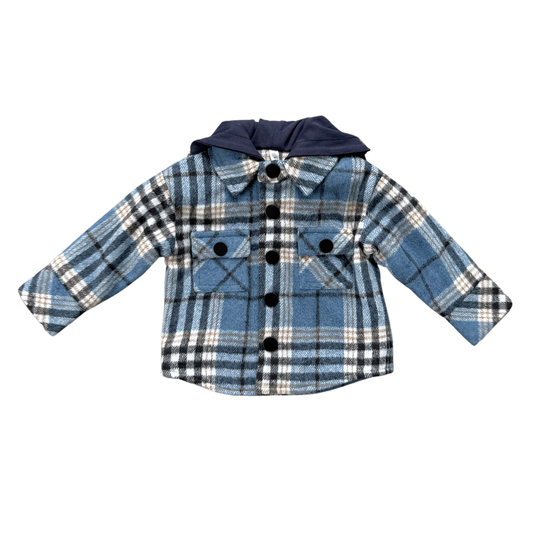 Hooded Shacket Baby/Kids Clothing Fall 2025