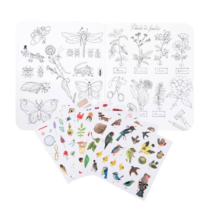 Coloring Books & Stickers Botanist Garden Theme (Pack of 6)
