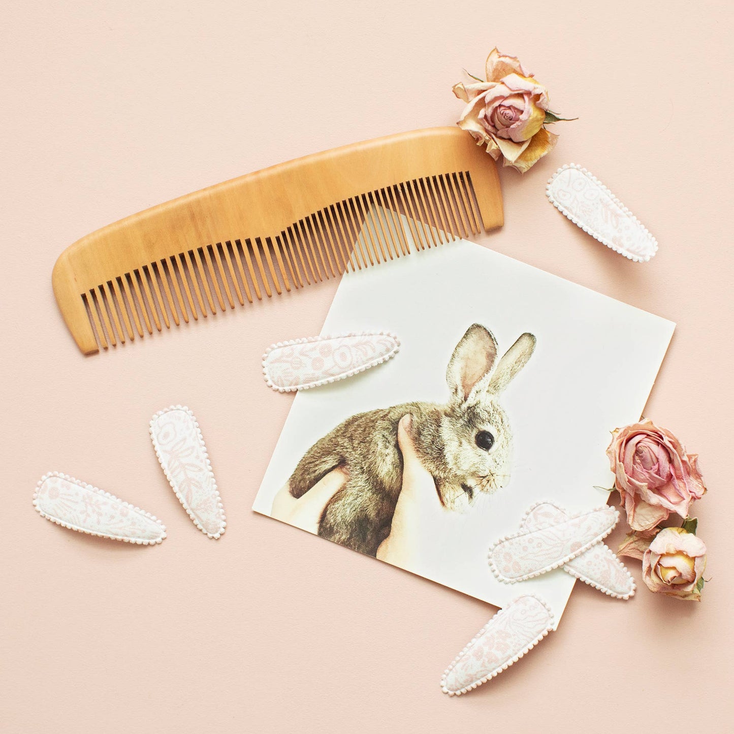 Aspen Green Pendleton Fabric Hair Clips