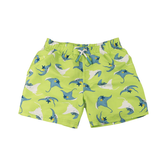 Boys Printed Swim Shorts - Sid Stingray