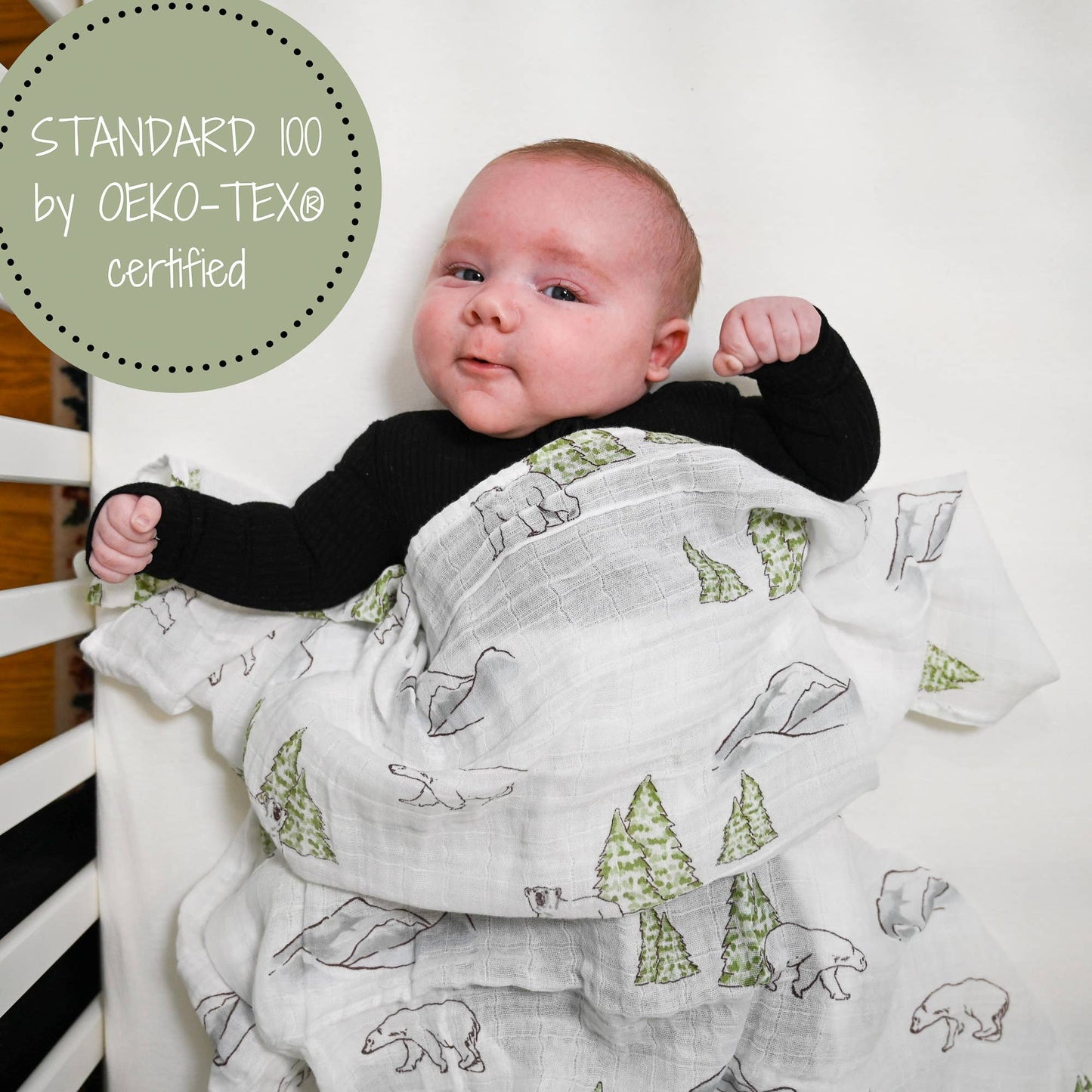 Chill Out Baby Muslin Swaddle Blanket