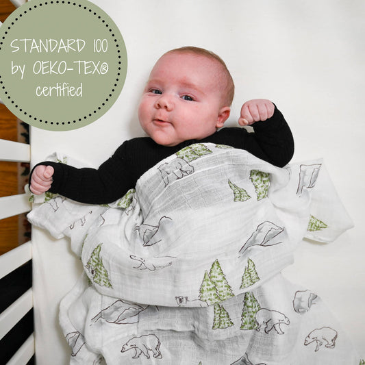Chill Out Baby Muslin Swaddle Blanket