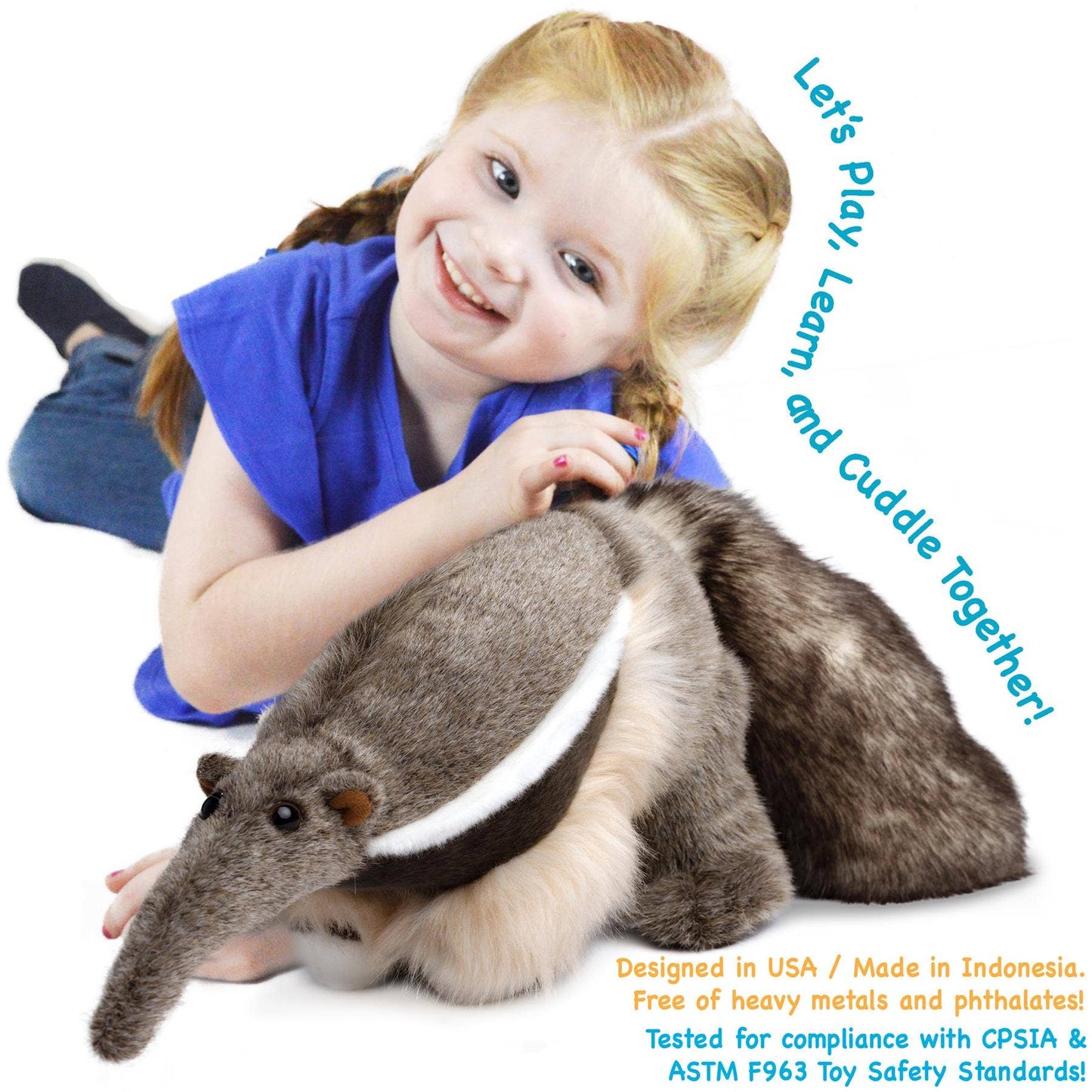 Arsenio The Anteater | 18 Inch Stuffed Animal Plush | By Tig