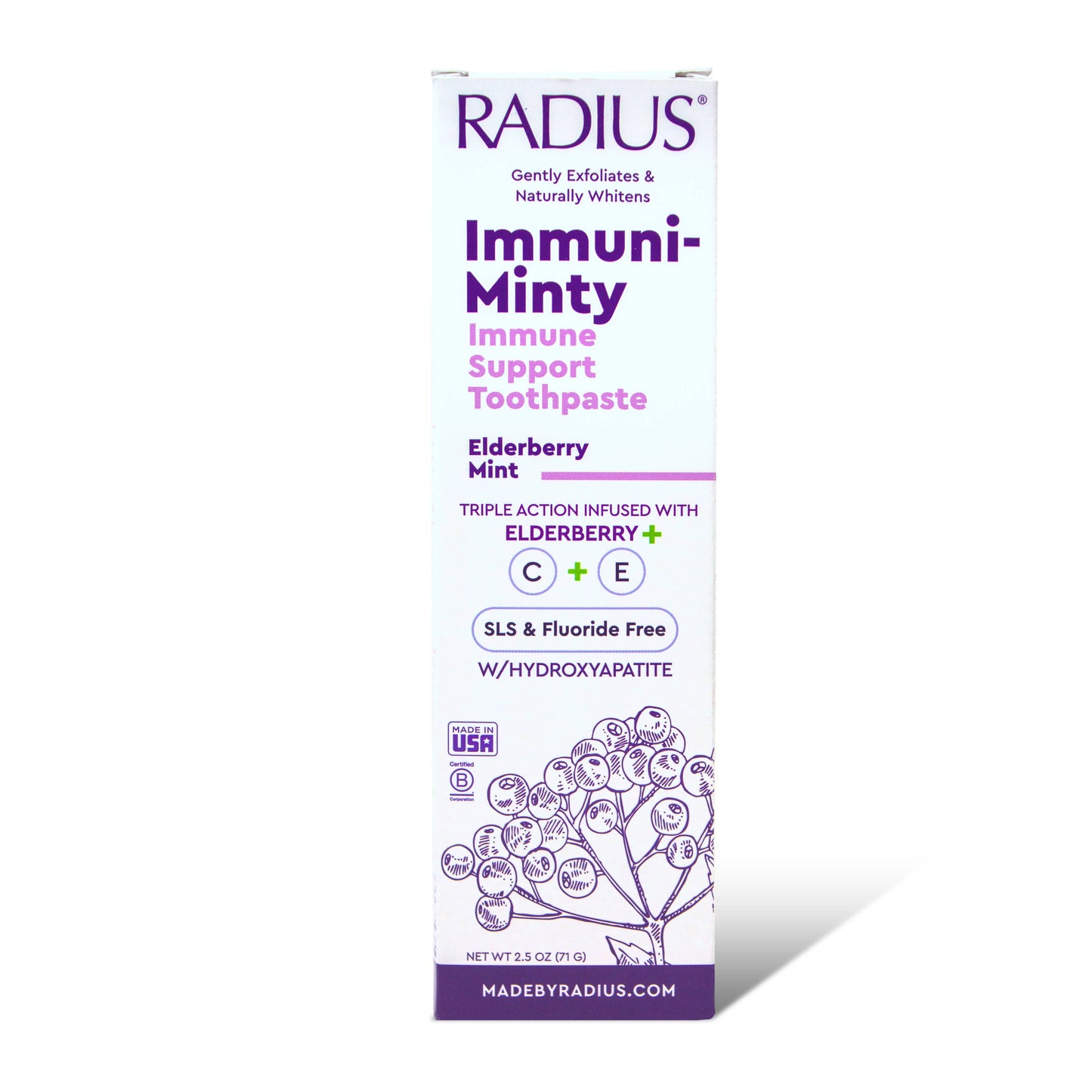 IMMUNI-MINTY Immune Support Toothpaste, Elderberry Mint