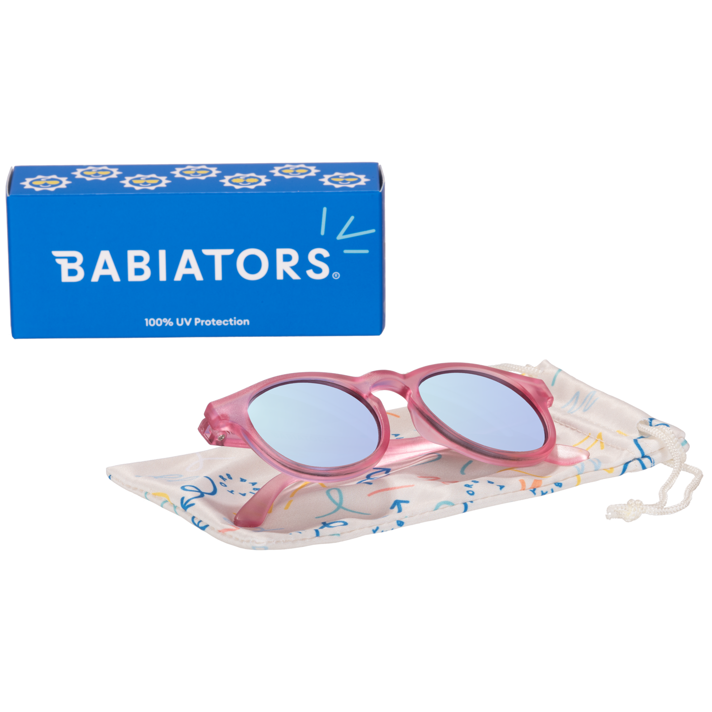Fuchsia Haze Keyhole with Purple Mirrored Lenses