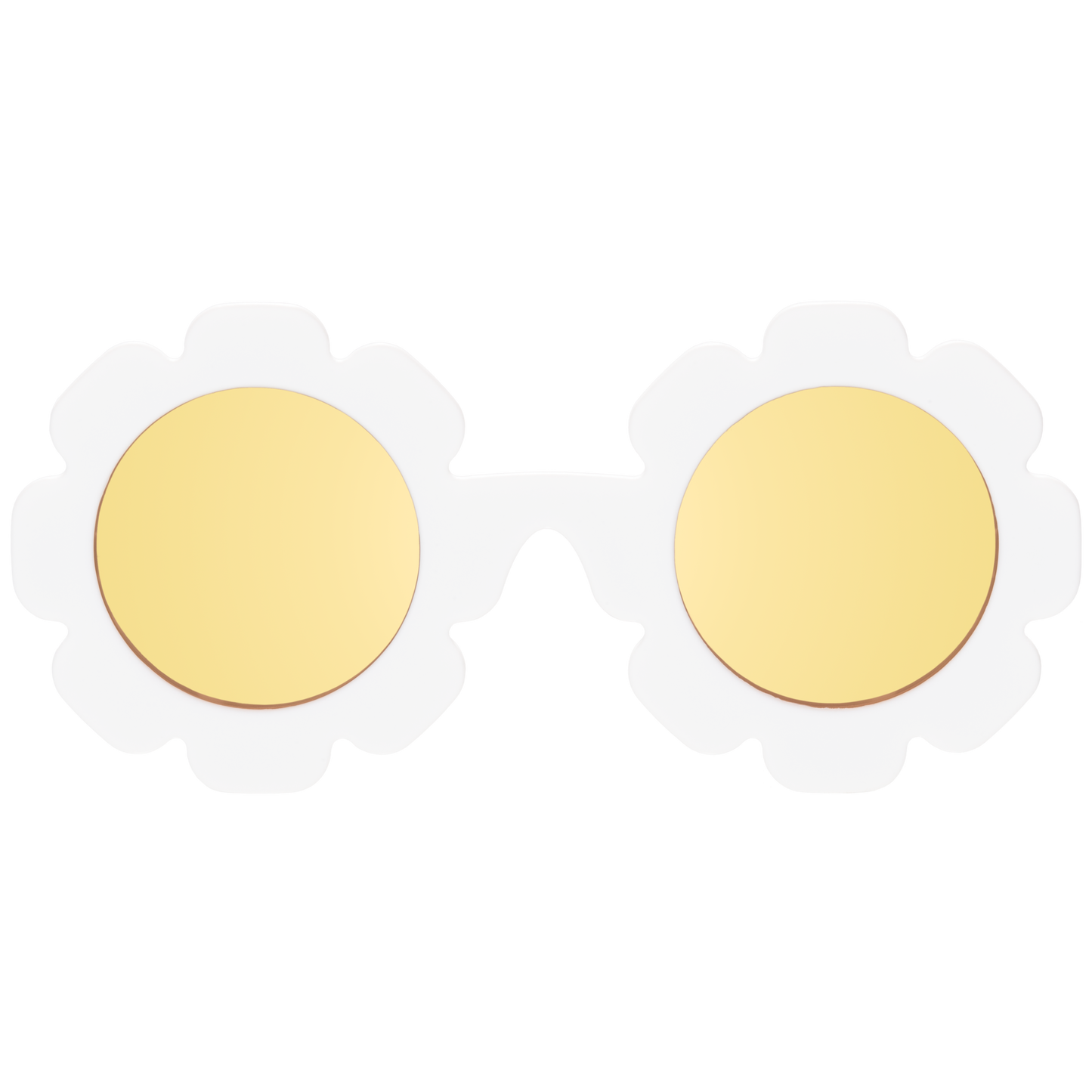 Daisy Flower Sunglasses with Mirrored Lens