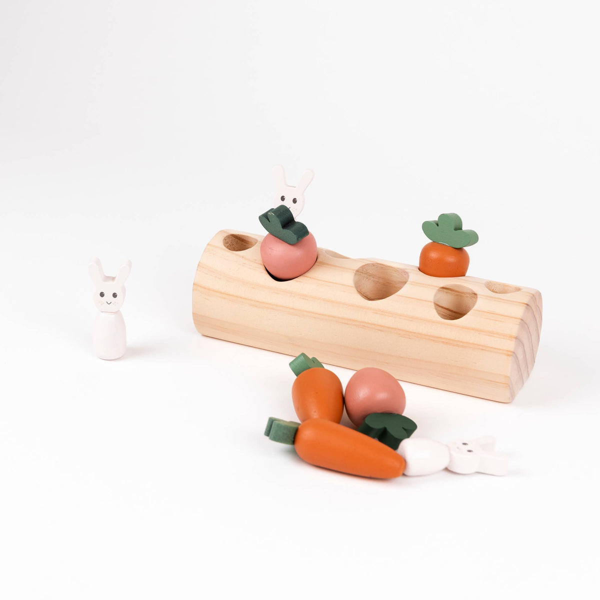 Rabbit and Vegetables Log