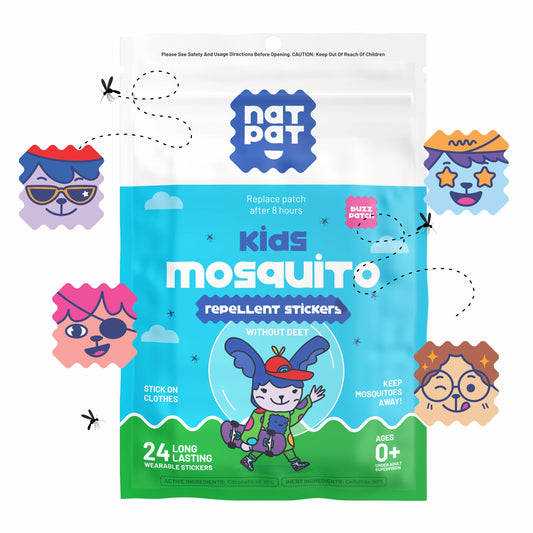NATPAT BuzzPatch: Mosquito Patches, Natural Insect Repellent