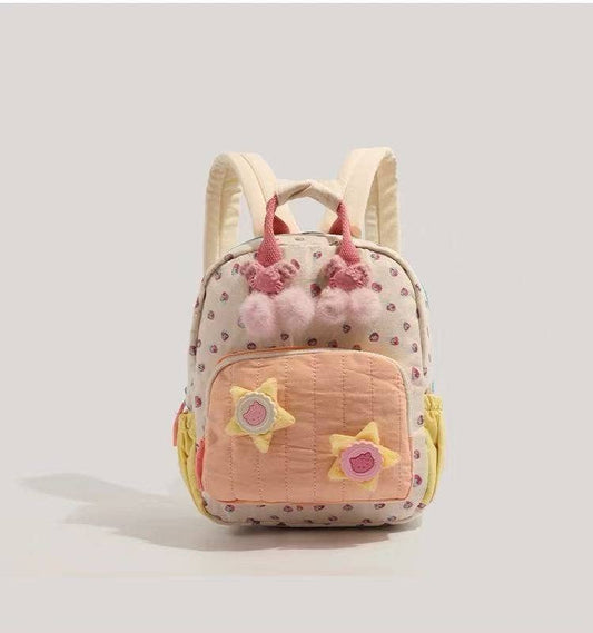 Cute Strawberry Cartoon Mini Backpack for Kids