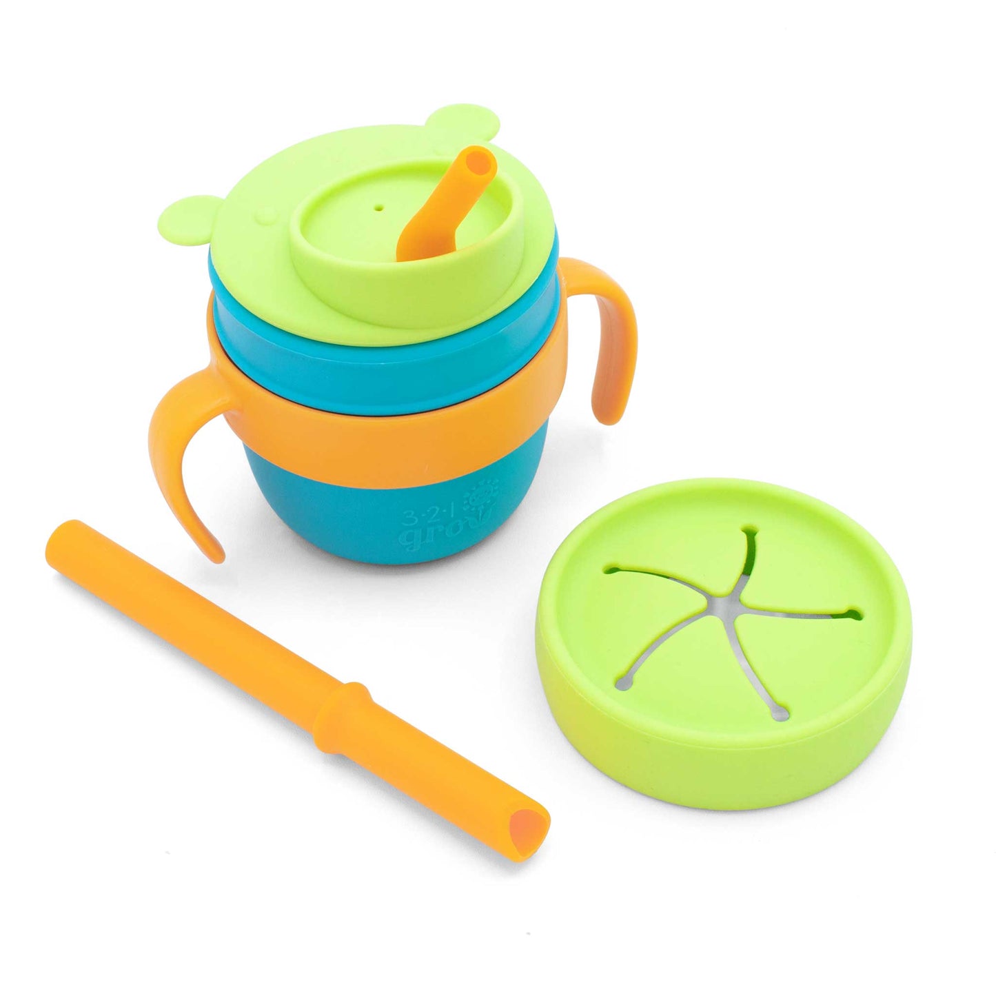 321 Grow Easy Learn Silicone Drink & Snack Set