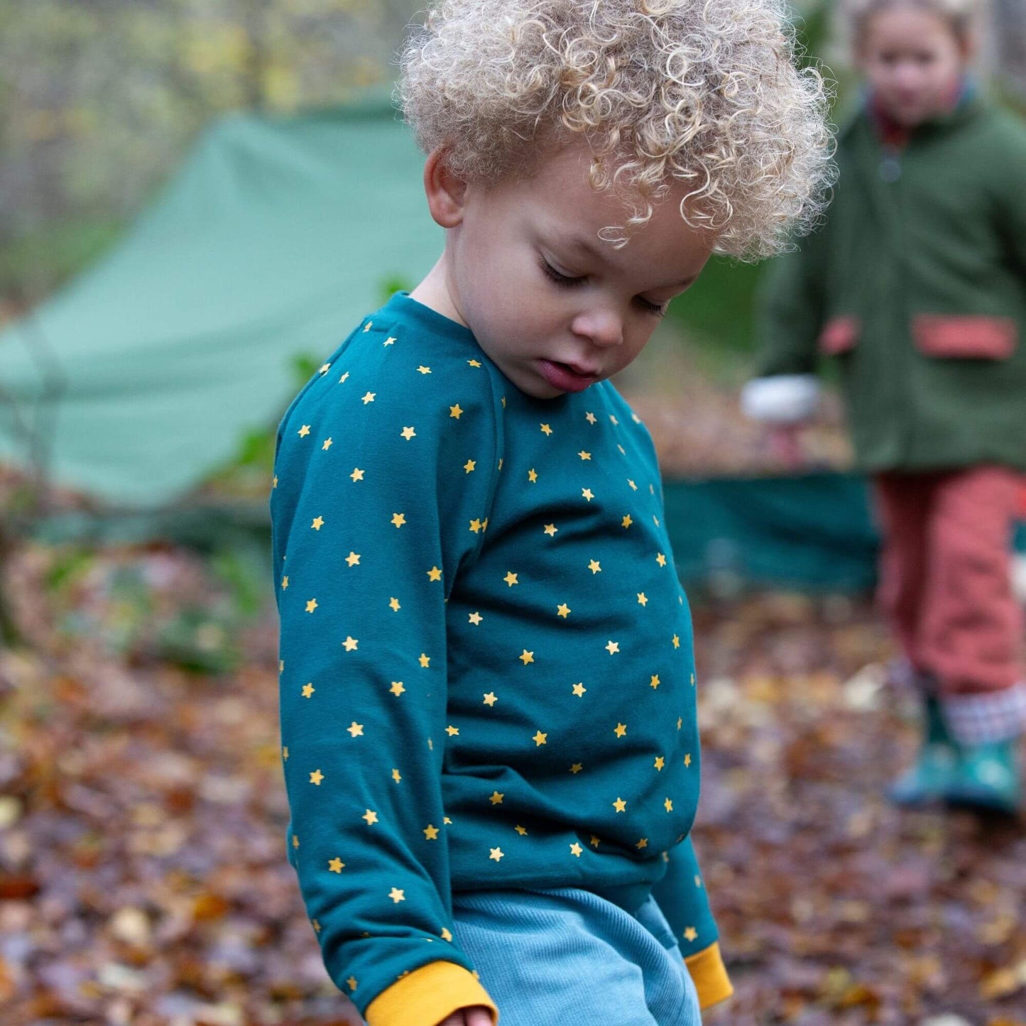 Golden Stars Raglan Sweatshirt