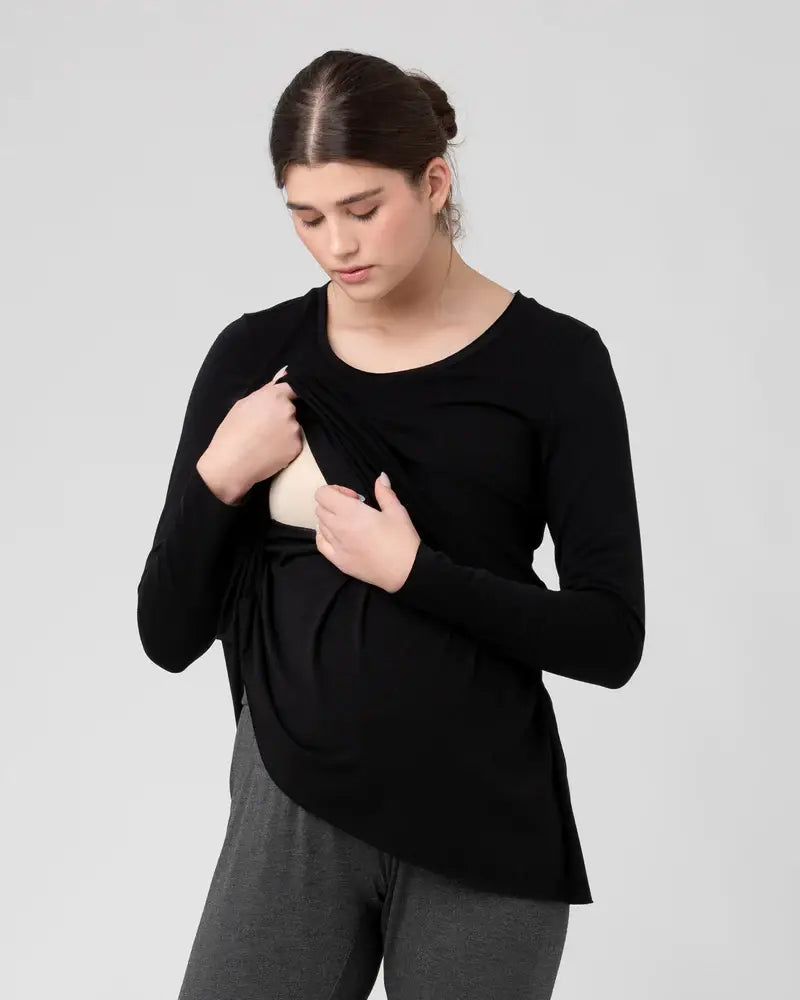 Raw Edge Nursing Top