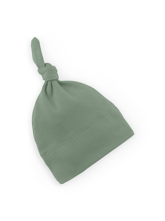 Organic Baby Classic Knotted Hat - Thyme