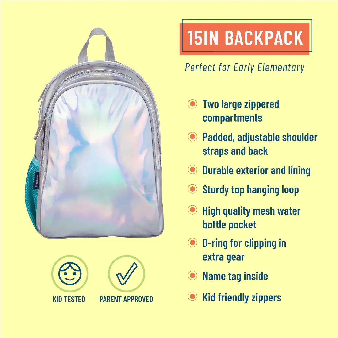 Holographic Backpack - 15 Inch
