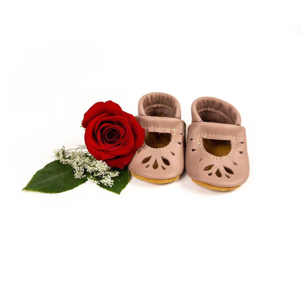 Rainey Janes Baby shoes - Dusty Rose