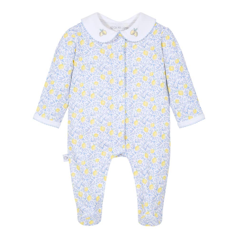 Lemons Pima Baby Dress w/Bloomer