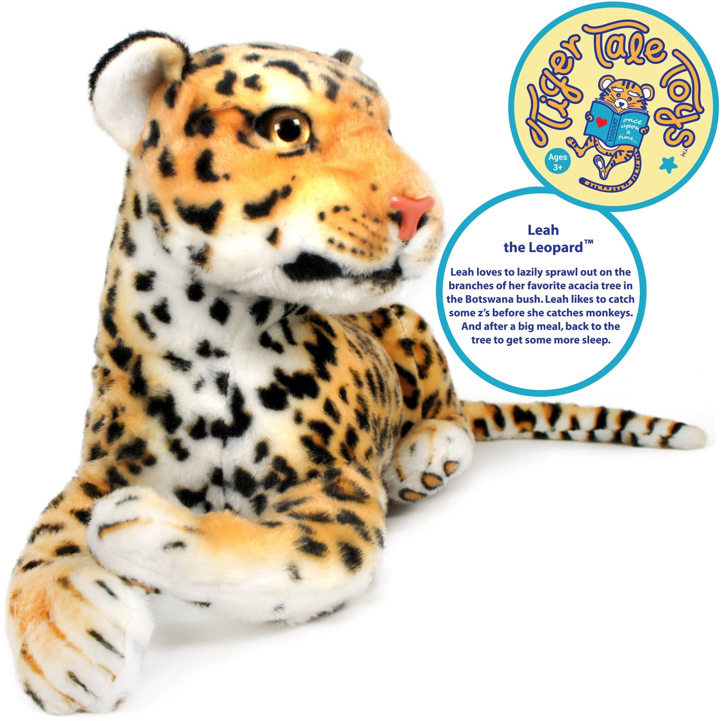 Leah The Leopard | 20 Inch Stuffed Animal Plush