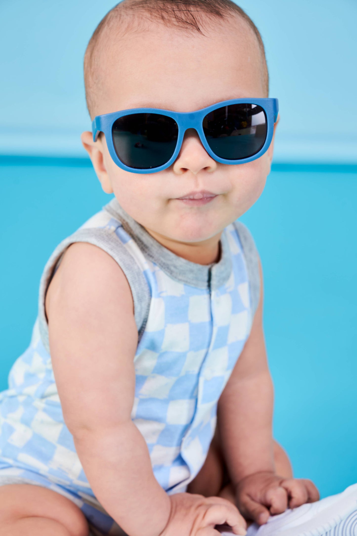 Kids Eco Collection: Navigator Sunglasses in Pacific Blue