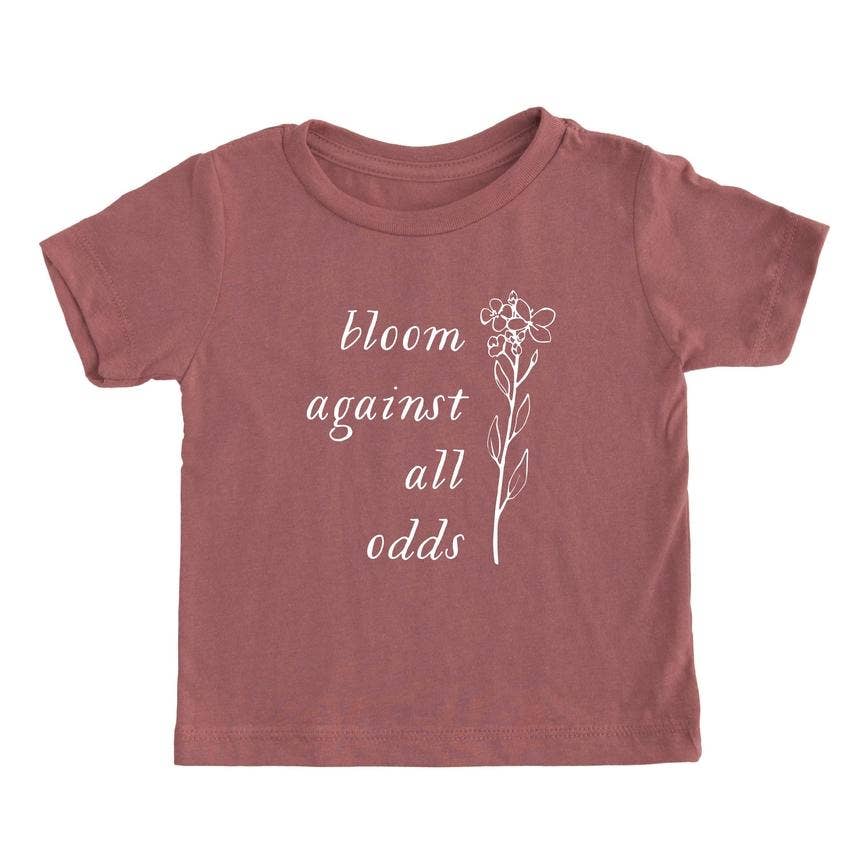 Bloom Against All Odds T shirt | Kids Graphic Tee