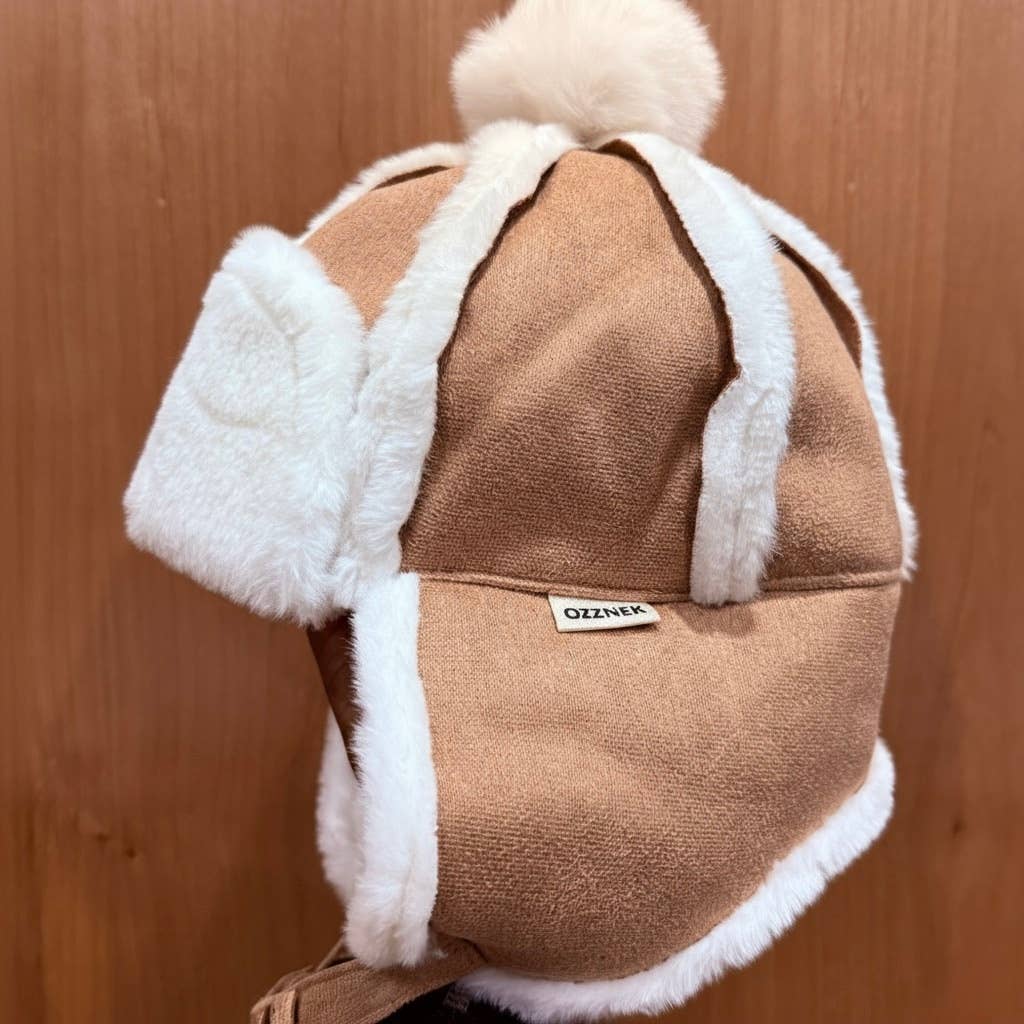 Faux-Fur Winter Hat for Kids- Cozy Winter Hat for Toddlers